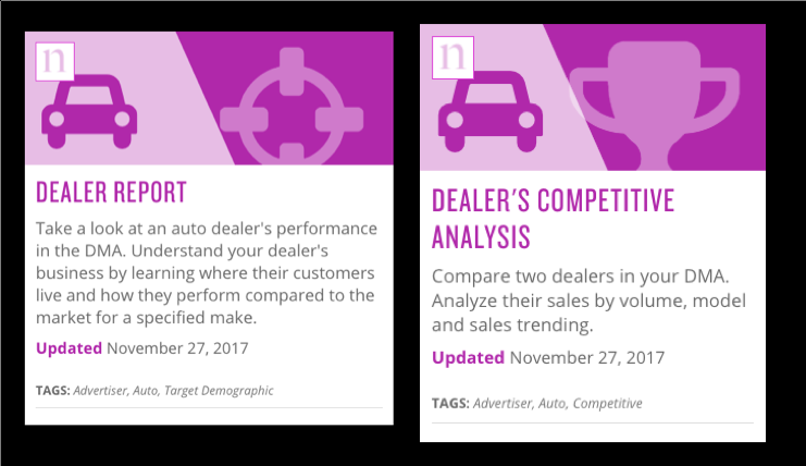 Advertiser-based auto templates